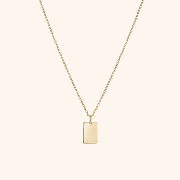 Chain Tag Necklace