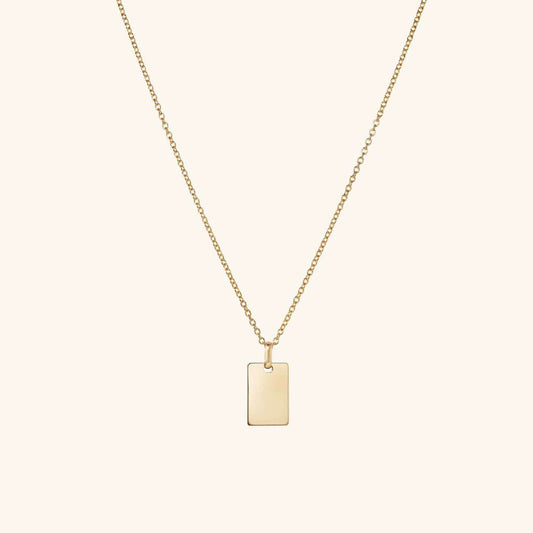 Chain Tag Necklace