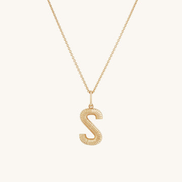 Letter Pendant Necklace