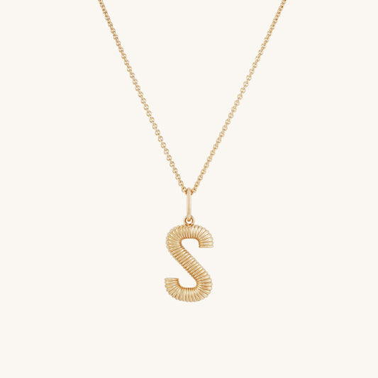 Letter Pendant Necklace