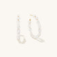 Pearl Hoop Earrings